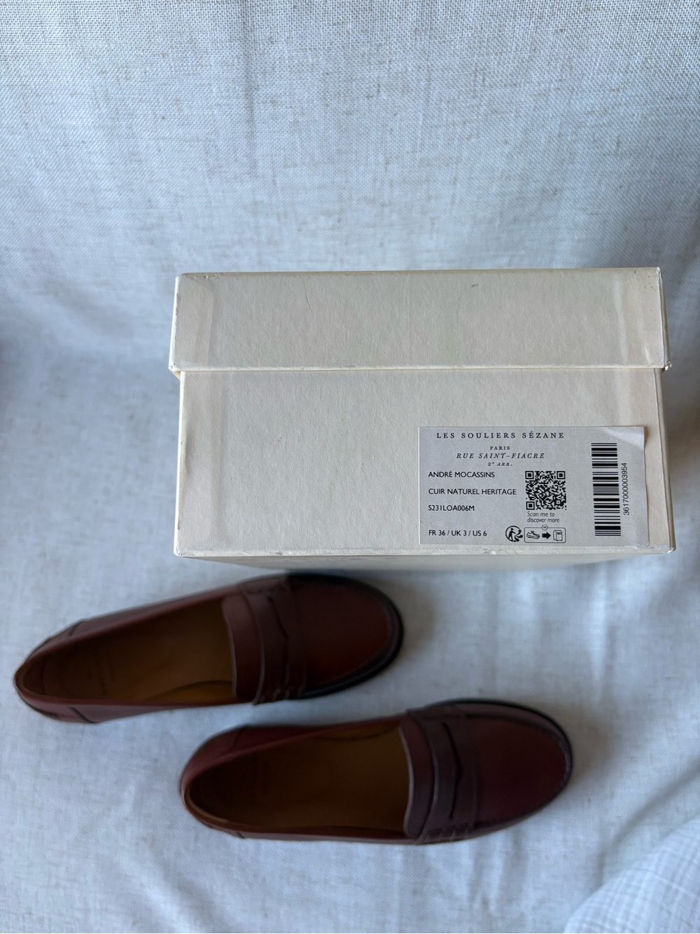 Sezane Andre Loafers Natural Heritage Size 36 - Picture 11 of 13
